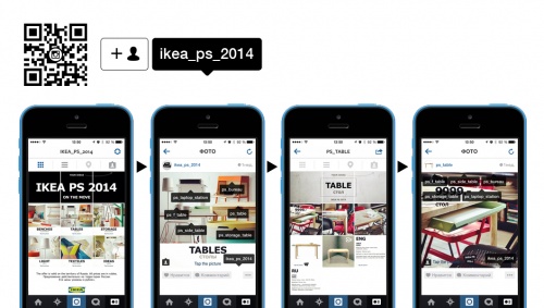 Instinct создал для коллекции ИКЕА ПС 2014 сайт в Instagram